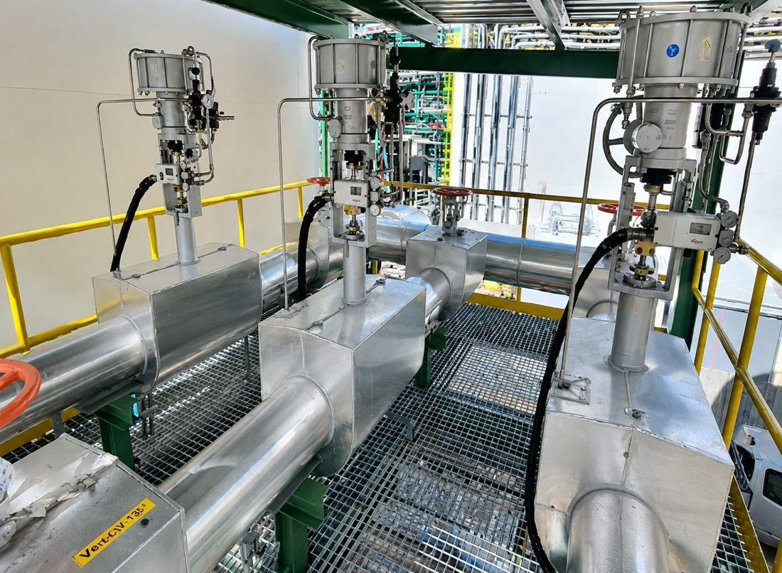 On-site piping and valve installation